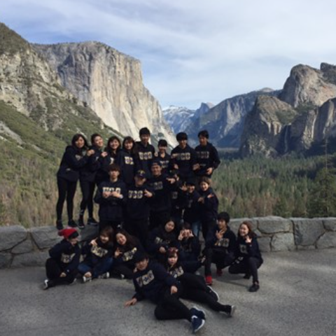 Photo of UC Davis Students at Yosemite